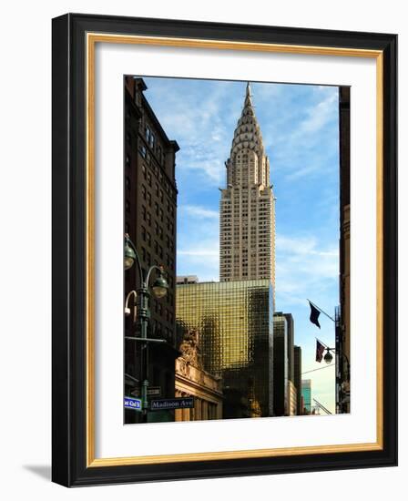 Chrysler Building and Madison Avenue, Manhattan, New York City-Sabine Jacobs-Framed Photographic Print