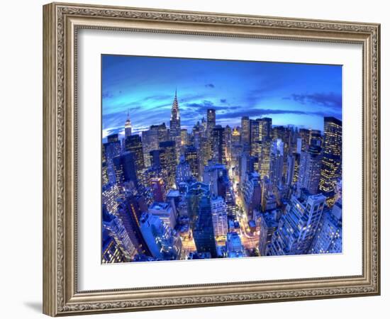 Chrysler Building and Midtown Manhattan Skyline, New York City, USA-Jon Arnold-Framed Photographic Print