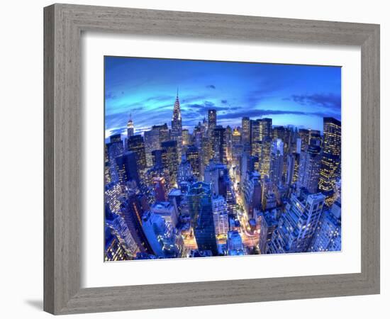 Chrysler Building and Midtown Manhattan Skyline, New York City, USA-Jon Arnold-Framed Photographic Print