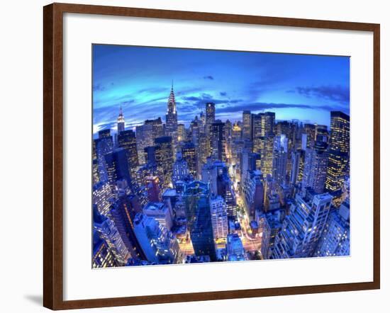 Chrysler Building and Midtown Manhattan Skyline, New York City, USA-Jon Arnold-Framed Photographic Print