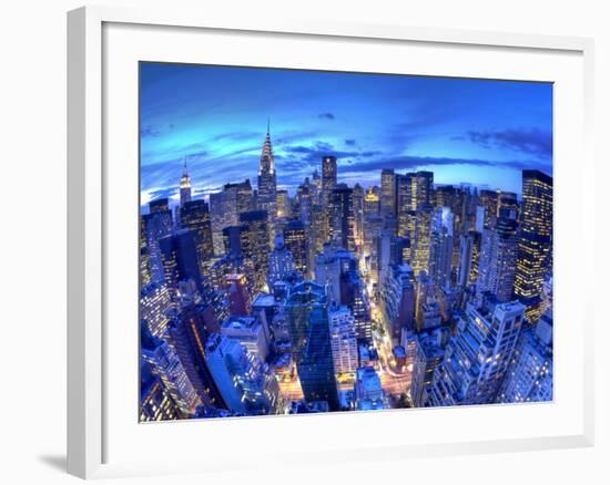 Chrysler Building and Midtown Manhattan Skyline, New York City, USA-Jon Arnold-Framed Photographic Print