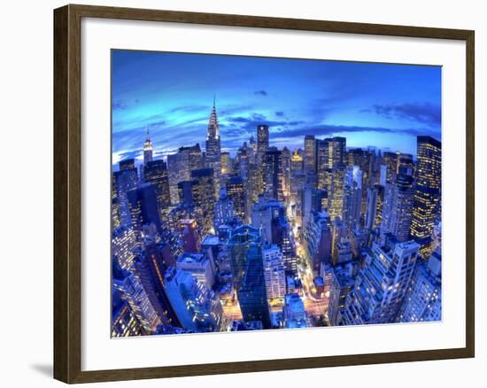 Chrysler Building and Midtown Manhattan Skyline, New York City, USA-Jon Arnold-Framed Photographic Print