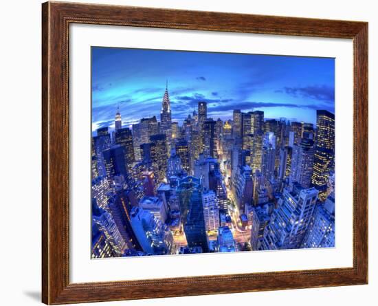 Chrysler Building and Midtown Manhattan Skyline, New York City, USA-Jon Arnold-Framed Photographic Print