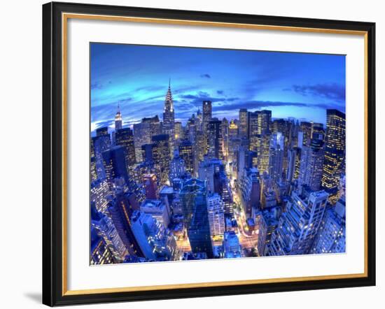 Chrysler Building and Midtown Manhattan Skyline, New York City, USA-Jon Arnold-Framed Photographic Print