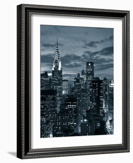 Chrysler Building and Midtown Manhattan Skyline, New York City, USA-Jon Arnold-Framed Photographic Print