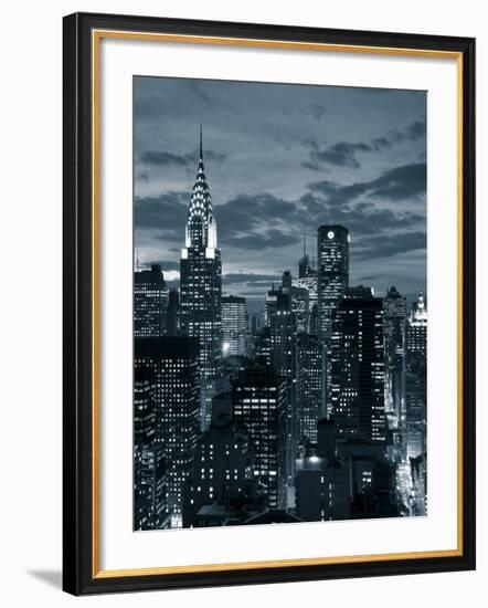 Chrysler Building and Midtown Manhattan Skyline, New York City, USA-Jon Arnold-Framed Photographic Print