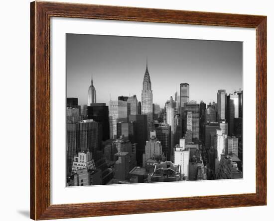 Chrysler Building and Midtown Manhattan Skyline, New York City, USA-Jon Arnold-Framed Photographic Print