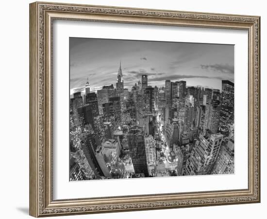 Chrysler Building and Midtown Manhattan Skyline, New York City, USA-Jon Arnold-Framed Photographic Print