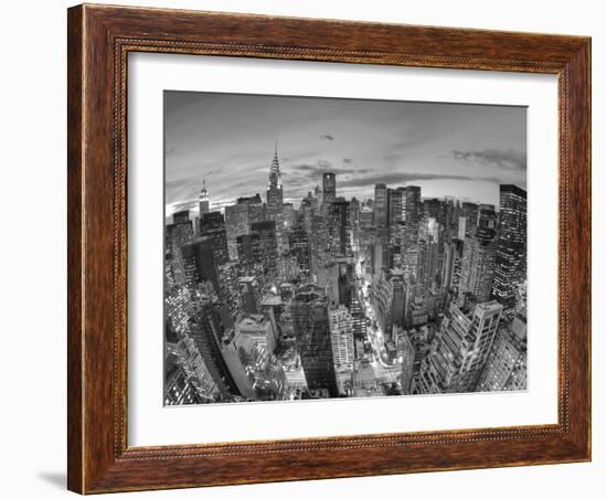 Chrysler Building and Midtown Manhattan Skyline, New York City, USA-Jon Arnold-Framed Photographic Print