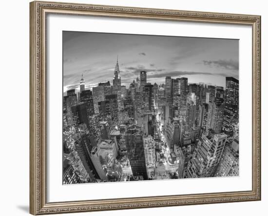 Chrysler Building and Midtown Manhattan Skyline, New York City, USA-Jon Arnold-Framed Photographic Print