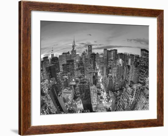 Chrysler Building and Midtown Manhattan Skyline, New York City, USA-Jon Arnold-Framed Photographic Print