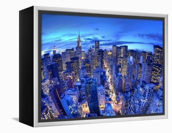 Chrysler Building and Midtown Manhattan Skyline, New York City, USA-Jon Arnold-Framed Premier Image Canvas