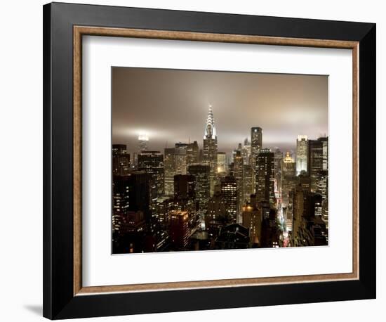 Chrysler Building and Midtown Manhattan Skyline, New York City, USA-Jon Arnold-Framed Photographic Print