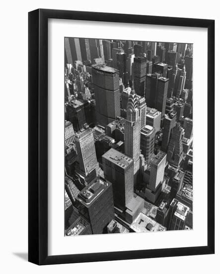 Chrysler Building And Midtown Manhattan-Chris Bliss-Framed Photographic Print