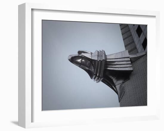 Chrysler Building Detail-NaxArt-Framed Art Print