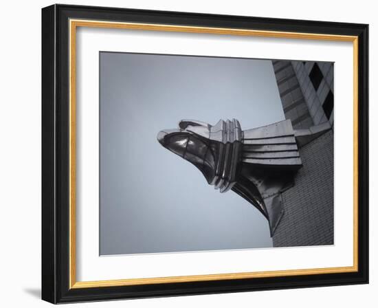 Chrysler Building Detail-NaxArt-Framed Art Print