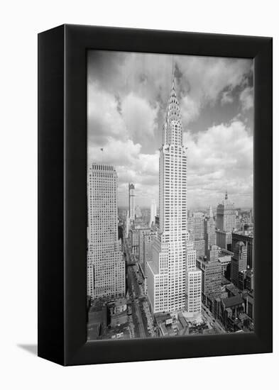 Chrysler Building in New York City-null-Framed Premier Image Canvas