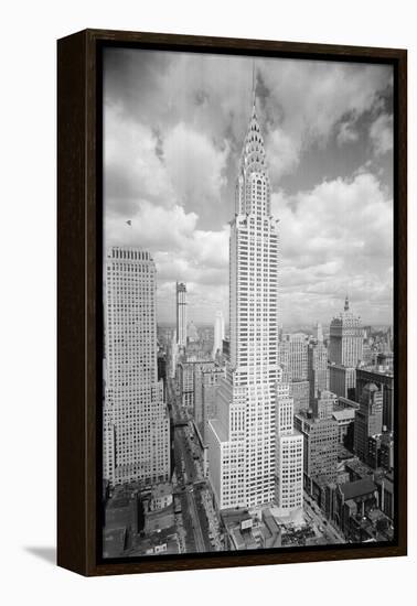 Chrysler Building in New York City-null-Framed Premier Image Canvas