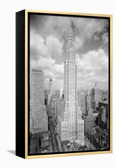 Chrysler Building in New York City-null-Framed Premier Image Canvas