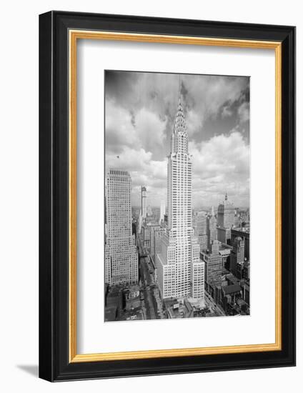 Chrysler Building in New York City-null-Framed Photographic Print