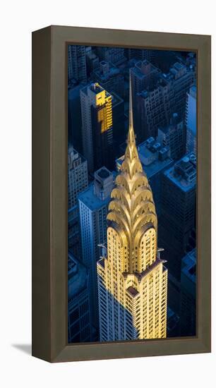 Chrysler Building, Manhattan, New York City, New York, USA-Jon Arnold-Framed Premier Image Canvas