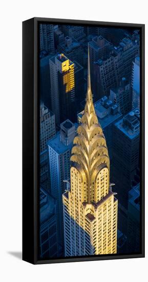 Chrysler Building, Manhattan, New York City, New York, USA-Jon Arnold-Framed Premier Image Canvas