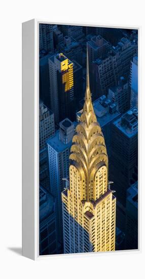 Chrysler Building, Manhattan, New York City, New York, USA-Jon Arnold-Framed Premier Image Canvas