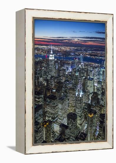 Chrysler Building, Manhattan, New York City, New York, USA-Jon Arnold-Framed Premier Image Canvas