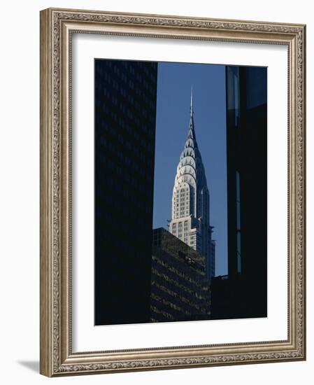 Chrysler Building, Manhattan, New York City, United States of America, North America-Woolfitt Adam-Framed Photographic Print