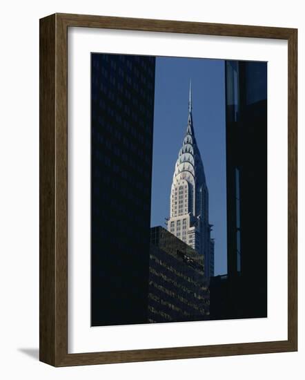 Chrysler Building, Manhattan, New York City, United States of America, North America-Woolfitt Adam-Framed Photographic Print