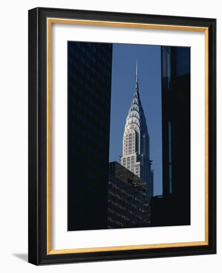 Chrysler Building, Manhattan, New York City, United States of America, North America-Woolfitt Adam-Framed Photographic Print