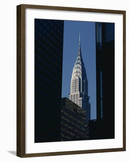 Chrysler Building, Manhattan, New York City, United States of America, North America-Woolfitt Adam-Framed Photographic Print