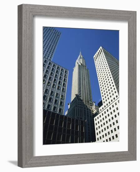 Chrysler Building, Manhattan, New York City, United States of America, North America-Hans Peter Merten-Framed Photographic Print