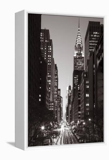 Chrysler Building, Midtown Manhattan, New York City, New York, USA-Jon Arnold-Framed Premier Image Canvas