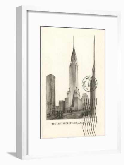 Chrysler Building, New York City-null-Framed Art Print