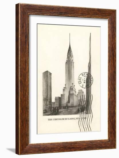 Chrysler Building, New York City-null-Framed Art Print