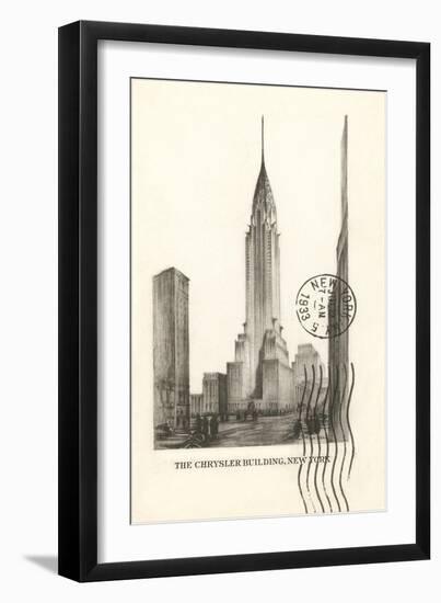 Chrysler Building, New York City-null-Framed Art Print