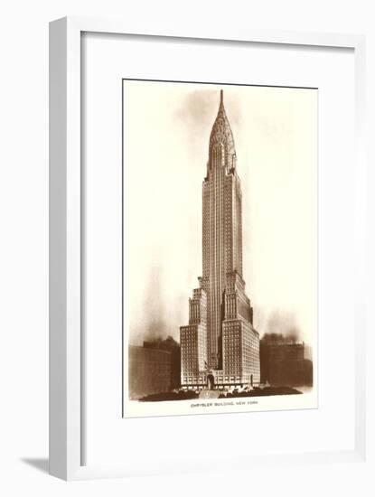 Chrysler Building, New York City-null-Framed Art Print