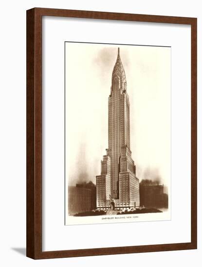 Chrysler Building, New York City-null-Framed Art Print