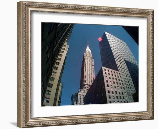 Chrysler Building New York USA, August 1999-null-Framed Photographic Print