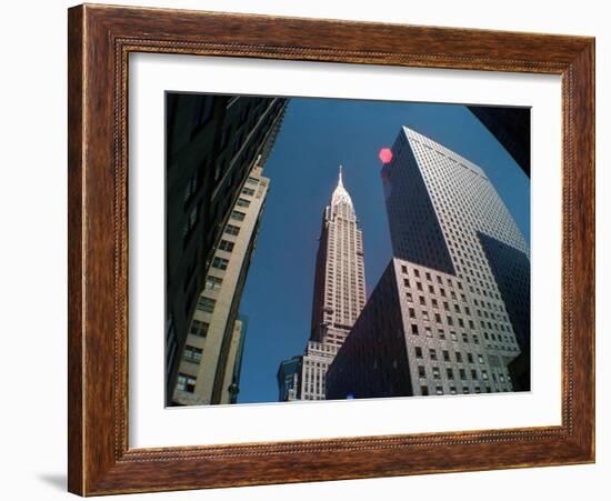 Chrysler Building New York USA, August 1999-null-Framed Photographic Print