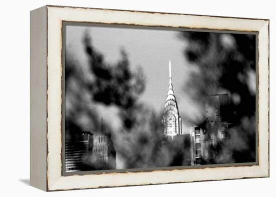 Chrysler Building NYC Color-null-Framed Stretched Canvas