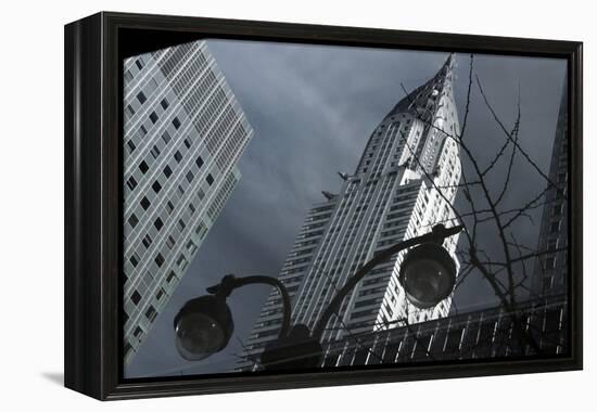 Chrysler Building Reflection-null-Framed Stretched Canvas