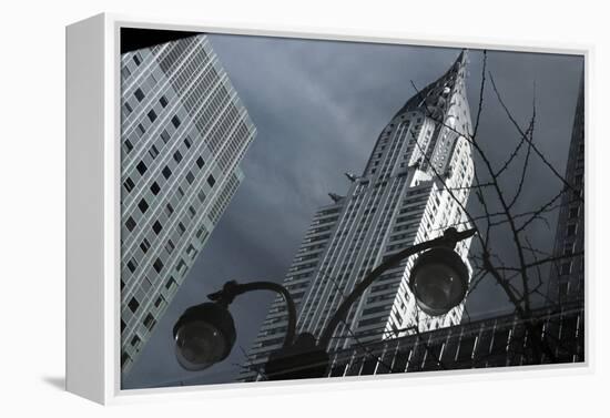 Chrysler Building Reflection-null-Framed Stretched Canvas