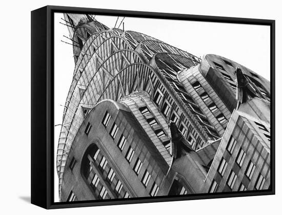 Chrysler Building-Chris Bliss-Framed Premier Image Canvas