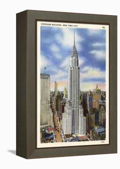 Chrysler Building-null-Framed Stretched Canvas