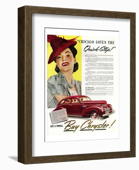 Chrysler - Chicago Quick Step-null-Framed Art Print