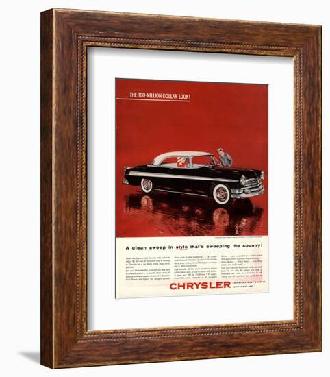 Chrysler- Clean Sweep in Style-null-Framed Art Print