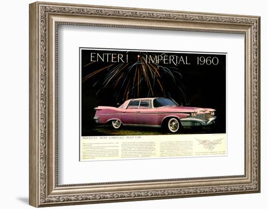 Chrysler Enter! Imperial 1960-null-Framed Art Print