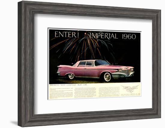 Chrysler Enter! Imperial 1960-null-Framed Art Print